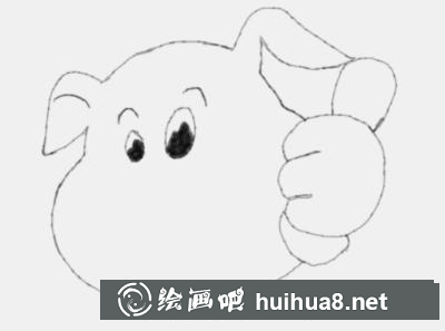 小萌豬的畫法