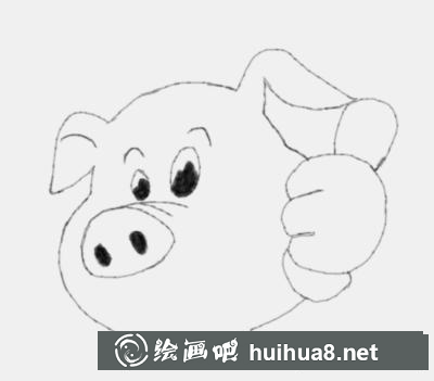 小萌豬的畫法