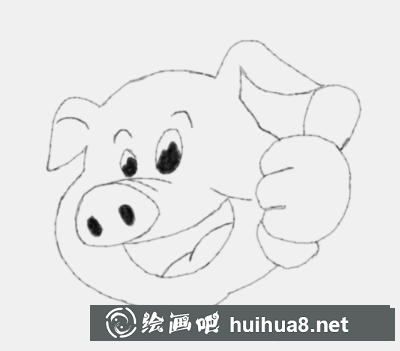 小萌豬的畫法