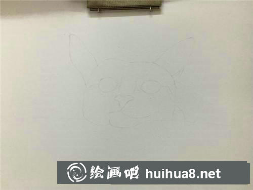 小萌貓彩鉛畫