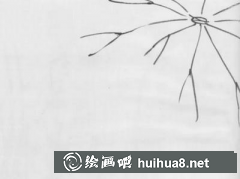 國畫教程水墨荷花畫法