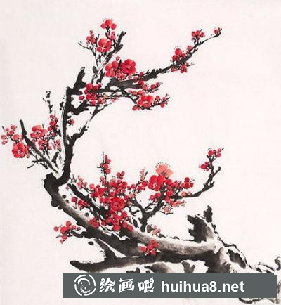 梅花的畫法