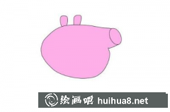 簡筆畫小豬佩奇爸教程