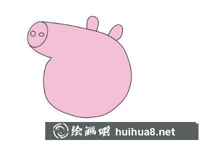 小豬佩奇的媽媽的畫法