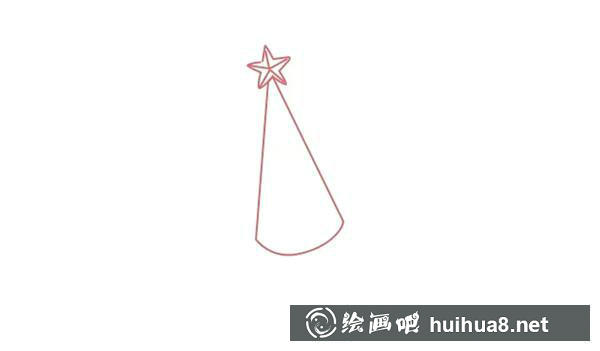 仙女帽簡筆畫