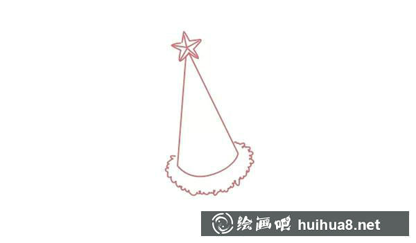 仙女帽簡筆畫