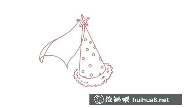 仙女帽簡筆畫