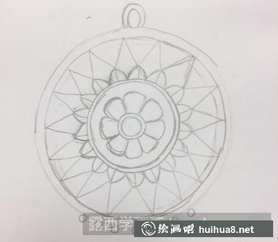 捕夢網(wǎng)的畫法