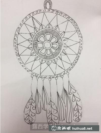 捕夢網(wǎng)的畫法