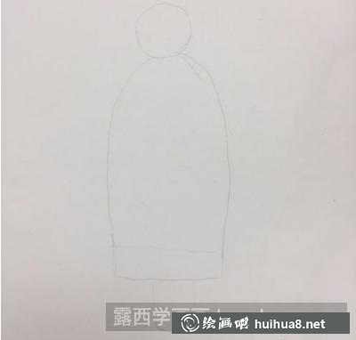 大衣女孩的畫法