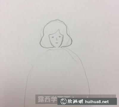 大衣女孩的畫法