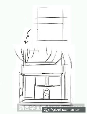 怎么畫咖啡店