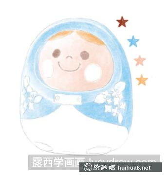 怎么畫俄羅斯套娃