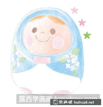 怎么畫俄羅斯套娃