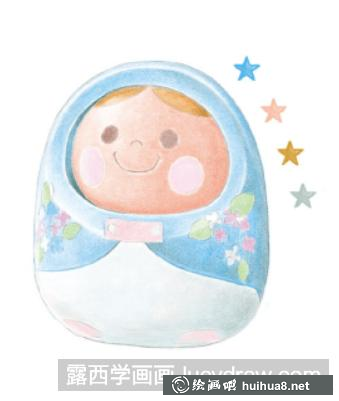 怎么畫俄羅斯套娃