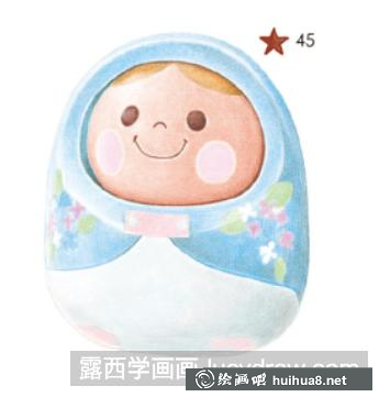 怎么畫俄羅斯套娃