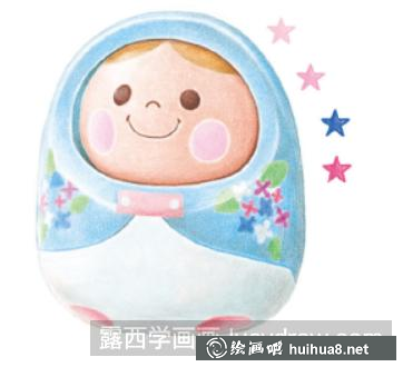 怎么畫俄羅斯套娃