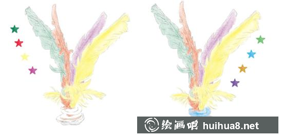 怎么畫毽子