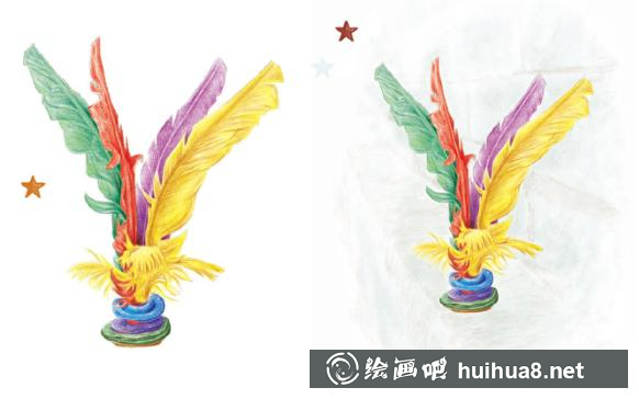 怎么畫毽子