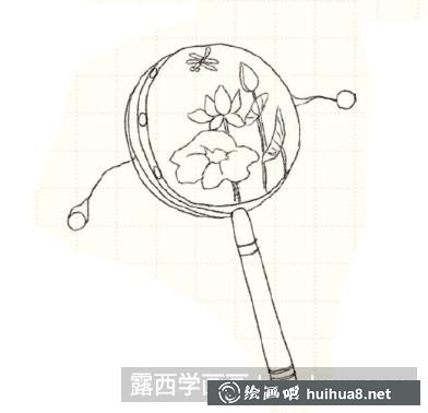 撥浪鼓兒童畫