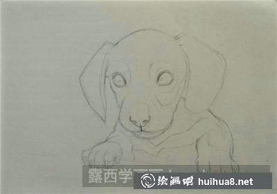 小狗彩鉛