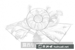 素描菊花繪制教程步驟