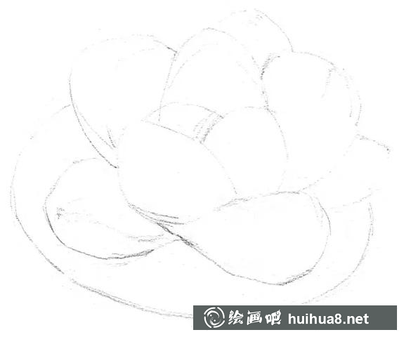 素描畫(huà)玉露