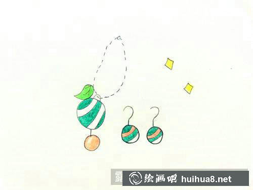 小耳環(huán)簡(jiǎn)筆畫