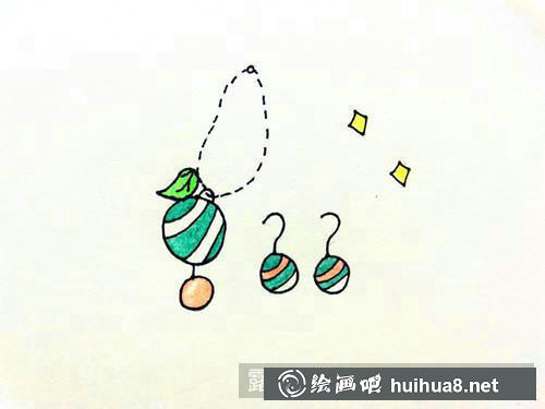 小耳環(huán)簡(jiǎn)筆畫