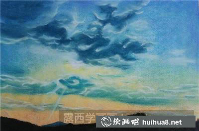 云光色粉畫