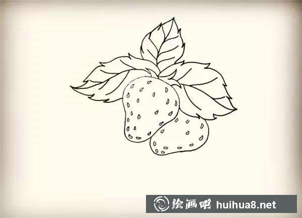 孩子都愛的草莓簡筆畫教程