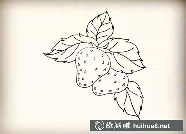 孩子都愛的草莓簡筆畫教程