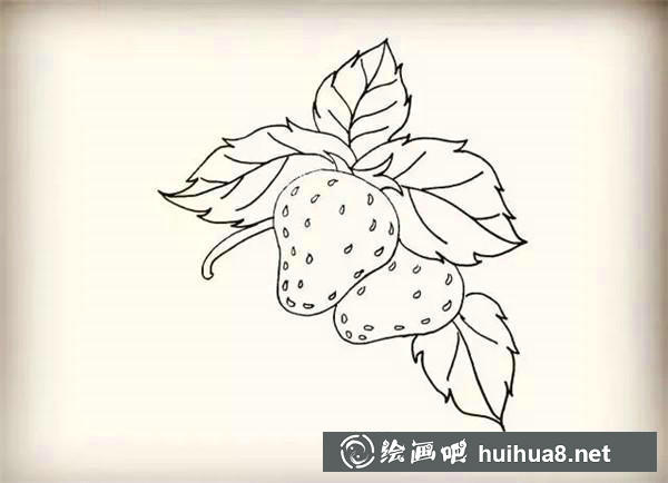 孩子都愛的草莓簡筆畫教程