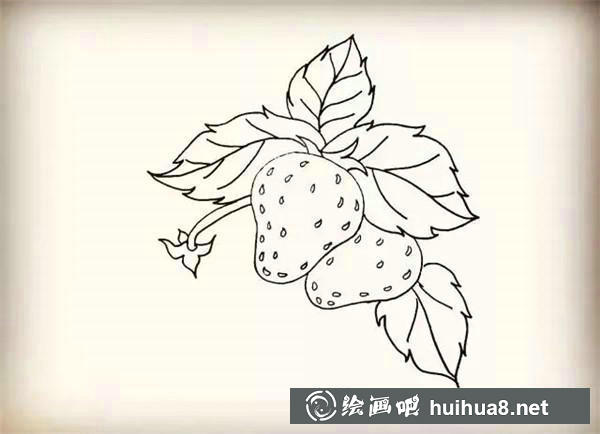 孩子都愛的草莓簡筆畫教程