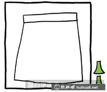 怎么畫(huà)短裙