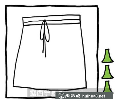 怎么畫(huà)短裙