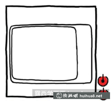 怎么畫電視機(jī)