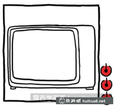 怎么畫電視機(jī)