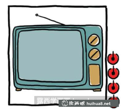 怎么畫電視機(jī)