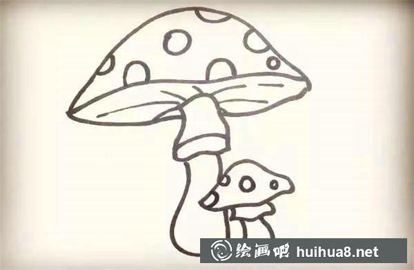 蘑菇簡筆畫教程 蘑菇簡筆畫教程