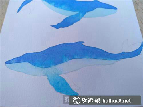 鯨魚水彩畫
