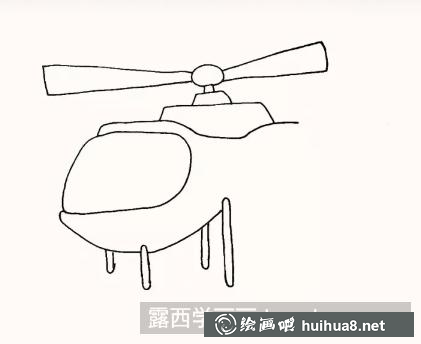 直升機(jī)簡(jiǎn)筆畫 直升機(jī)簡(jiǎn)筆畫