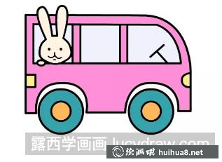 校車簡筆畫