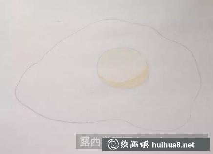 彩鉛畫荷包蛋