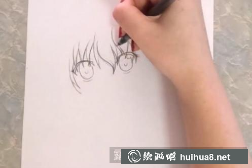 手繪可愛少女