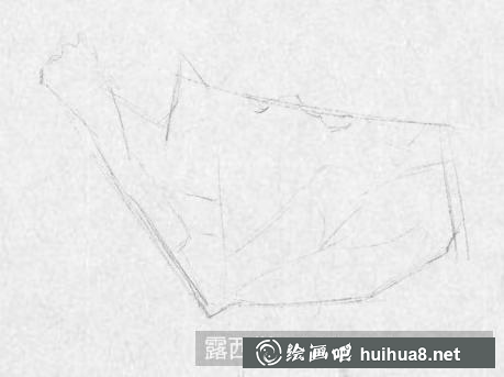 鋼筆畫一片楓葉