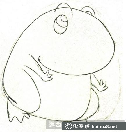 兒童畫青蛙