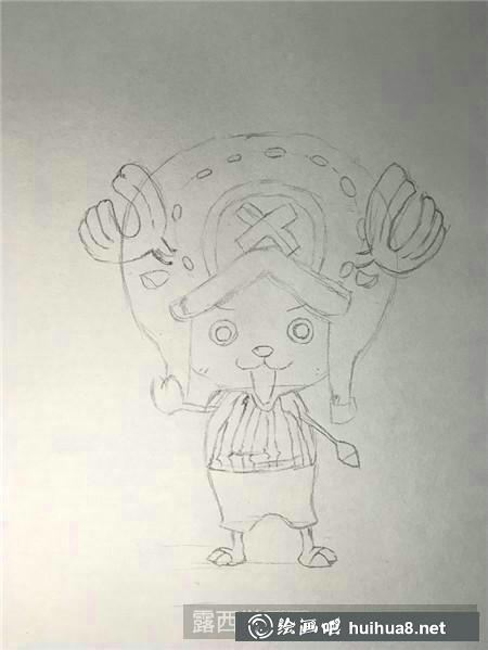 卡通狗狗線稿