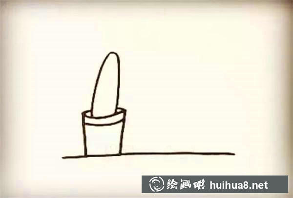 仙人掌簡(jiǎn)筆畫(huà)教程