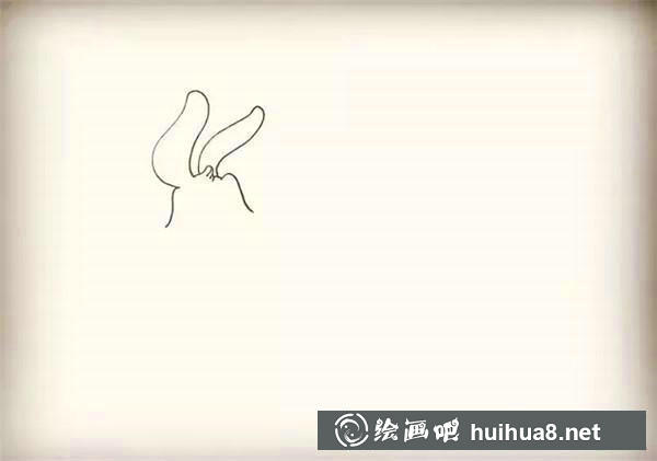 小兔子簡(jiǎn)筆畫教程